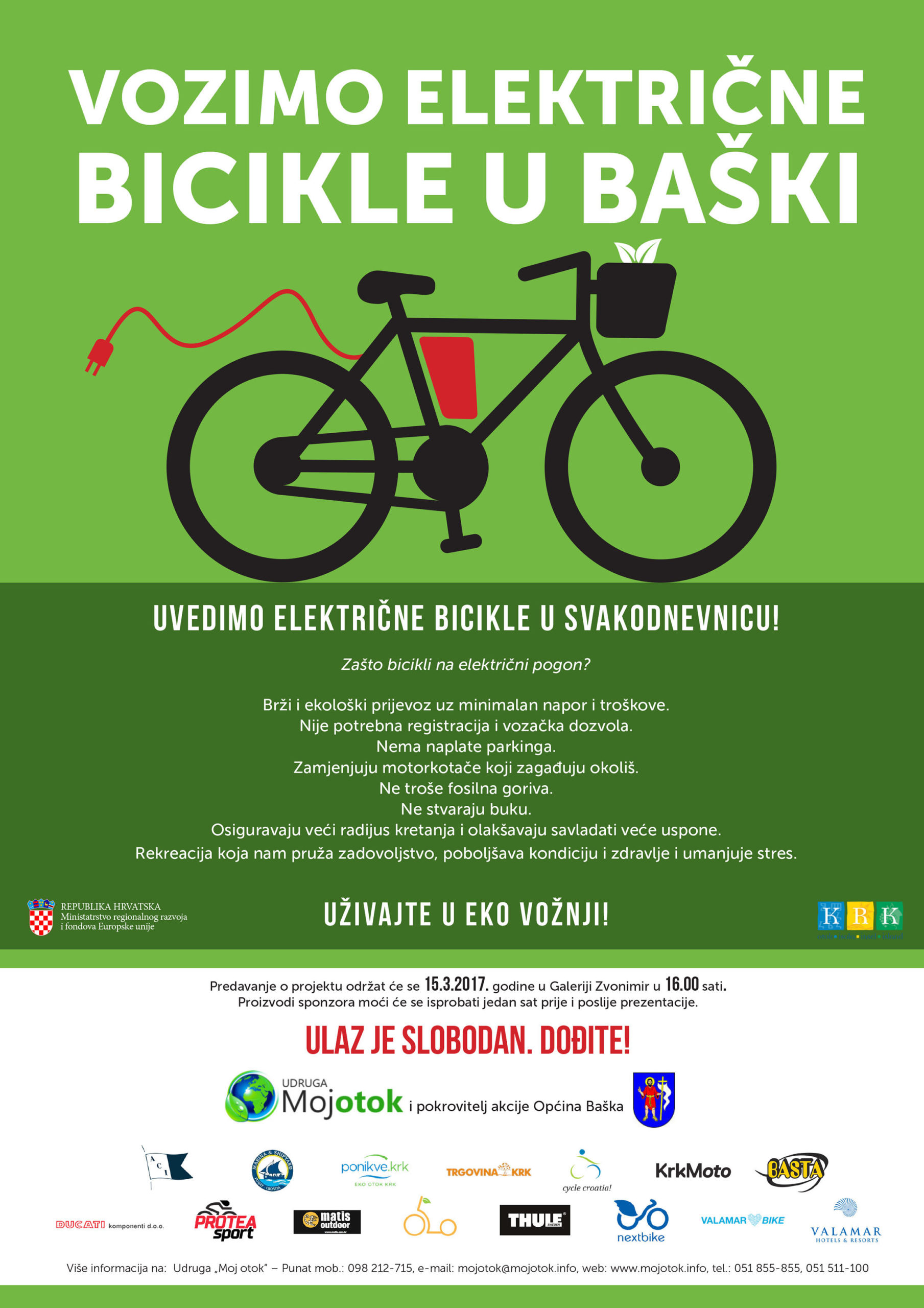 EBIKE U BASKI Plakat