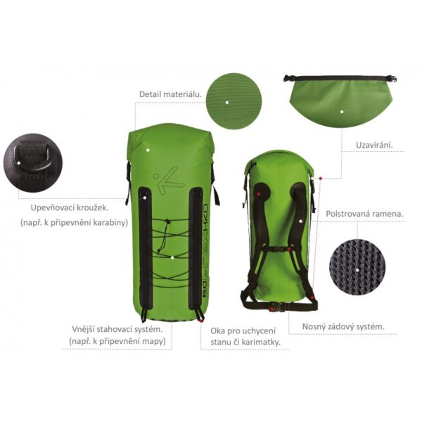 HIKO Trek suha vreća/ruksak 40L 82800 - Slika 2