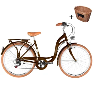 KENZEL BELLISSIMA ROYAL 26" 6SP gradski bicikl - Smeđa