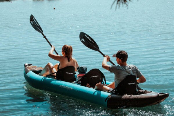 AQUA DESIGN KOLOA 400 Kajak na napuhavanje plavi trosjed - uzorak - Slika 5
