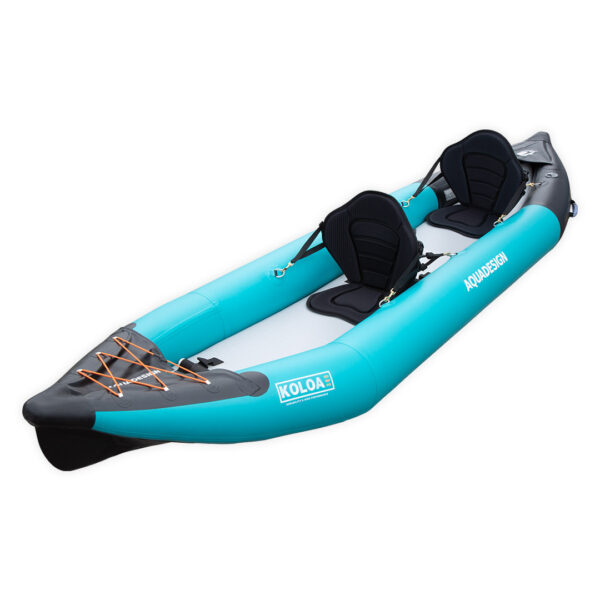AQUA DESIGN KOLOA 360 Kajak na napuhavanje plavi dvosjed - Slika 2