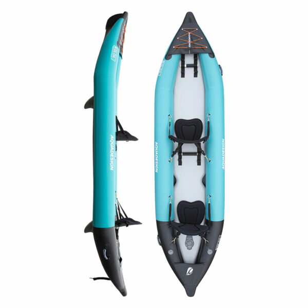 AQUA DESIGN KOLOA 360 Kajak na napuhavanje plavi dvosjed