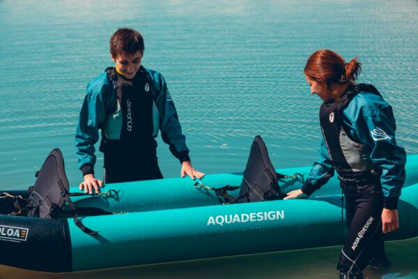 AQUA DESIGN KOLOA 360 Kajak na napuhavanje plavi dvosjed - Slika 16