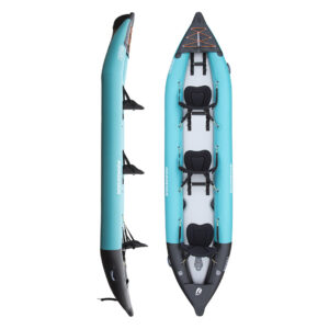 AQUA DESIGN KOLOA 400 Kajak na napuhavanje plavi trosjed - uzorak