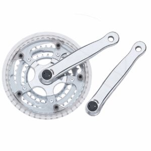 POINT Kurbla alu 170mm srebrna