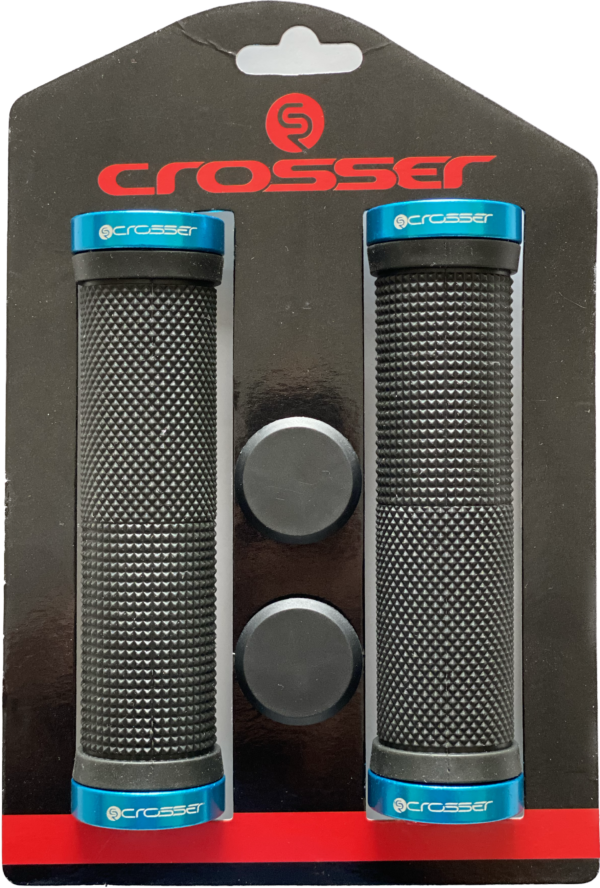 CROSSER Ručke gripovi HL-G201 black/turquoise