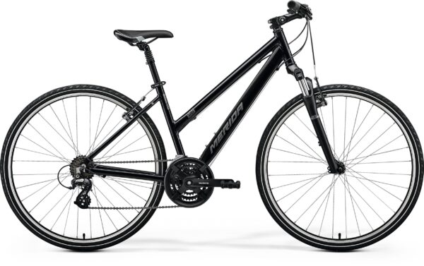 MERIDA CROSSWAY 10 III1 BLACK ženski trekking bicikl (MY25)