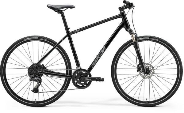 MERIDA CROSSWAY 300 III2 glossy black trekking bicikl (MY25)