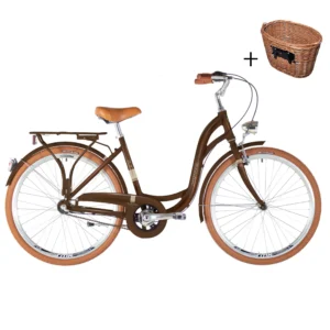 KENZEL BELLISSIMA DELUXE 26" 7SP gradski bicikl - Smeđa